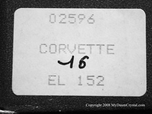 Corvette Standard Label